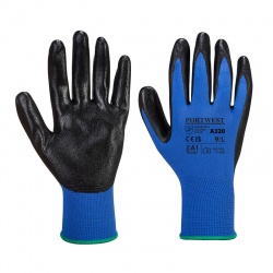 Portwest A320 Dexti-Grip Blue Nitrile Foam Gloves